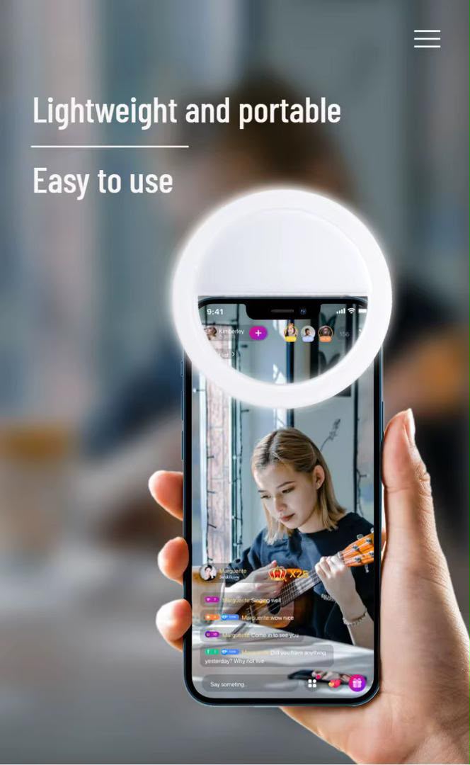 MINI RING LIGHT – ÉCLAIREZ VO
