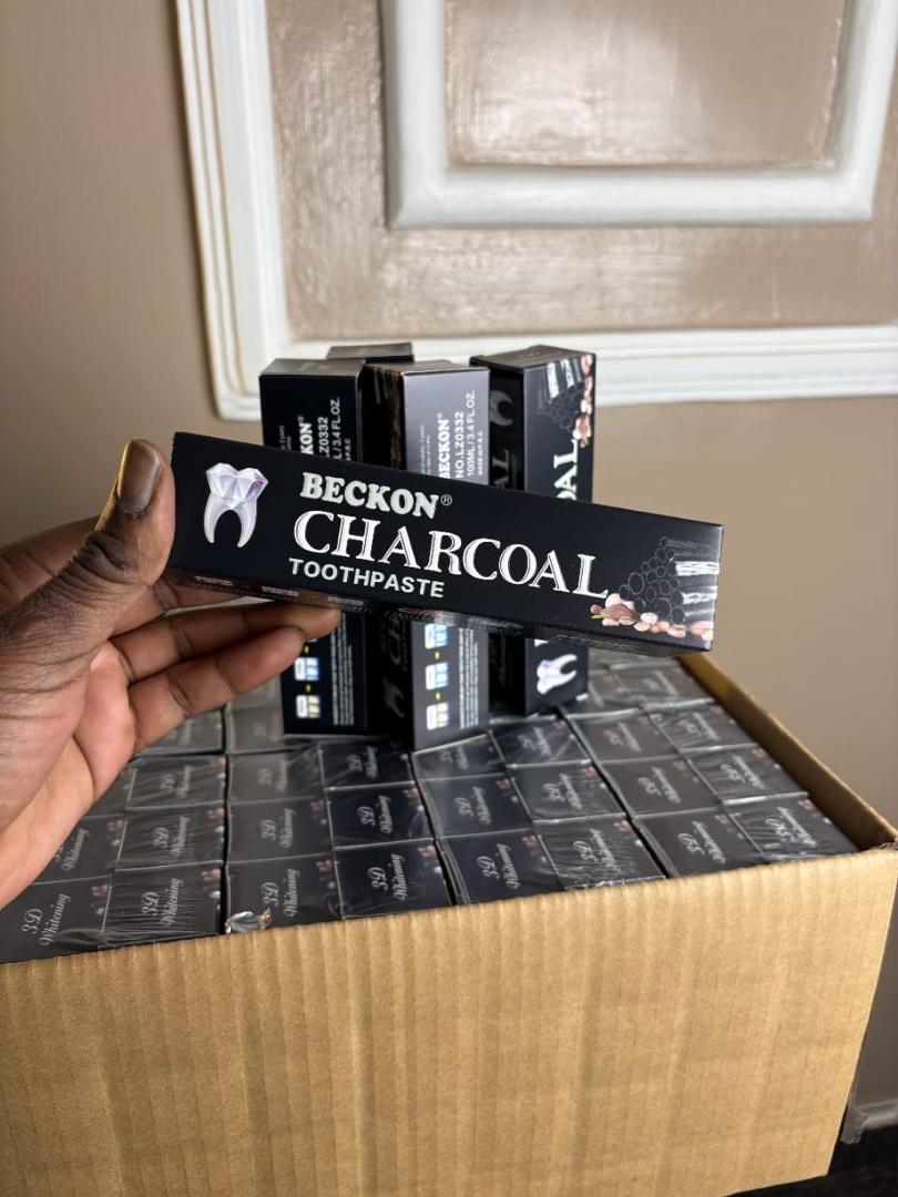 Dentifrice au Charbon Actif BECKON – Blancheur Intense