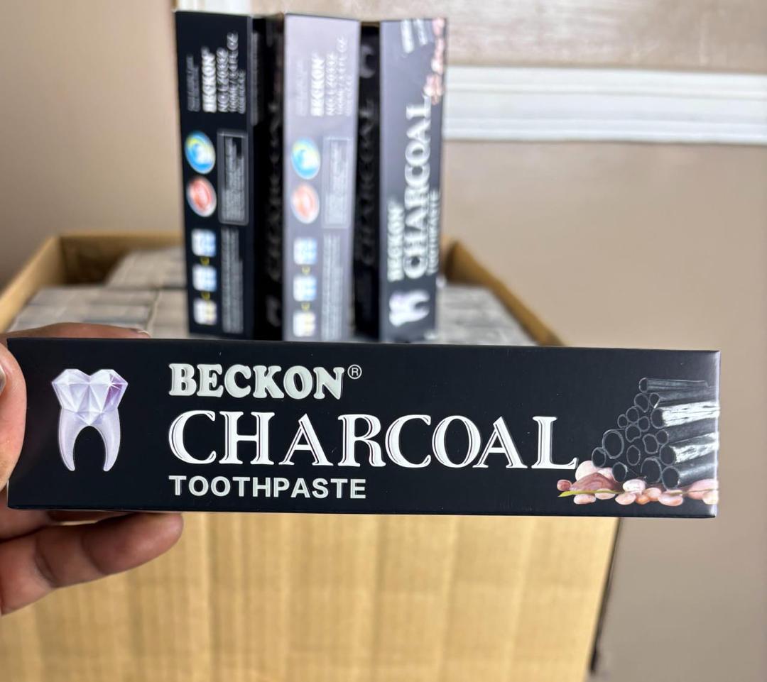 Dentifrice au Charbon Actif BECKON – Blancheur Intense