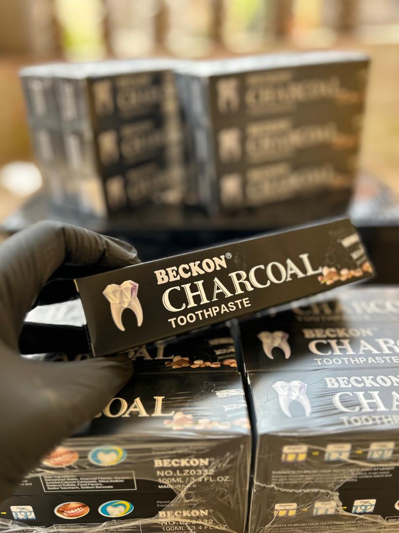 Dentifrice au Charbon Actif BECKON – Blancheur Intense