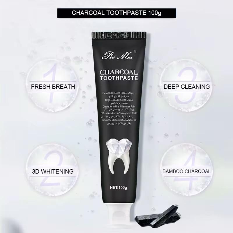 Dentifrice au Charbon Actif BECKON – Blancheur Intense